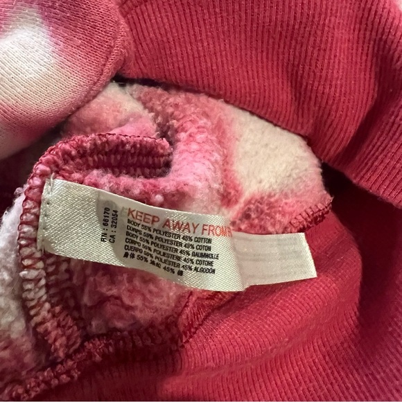 Free People Movement Dusty Rose and White Lace-Up Hoodie size Small - Picture 12 of 15